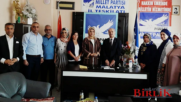 Başkan Ayşe Alpaslan'dan Millet Partisine Ziyaret