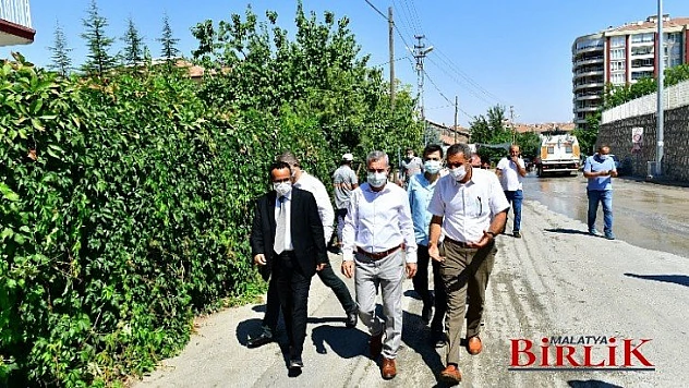 Başkan Çınar, Cemal Gürsel Mahallesindeki Temizlik Çalışmalarını İnceledi