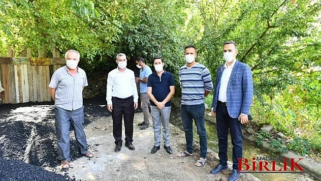 Başkan Çınar, Cumhuriyet Mahallesindeki Yol Çalışmaları