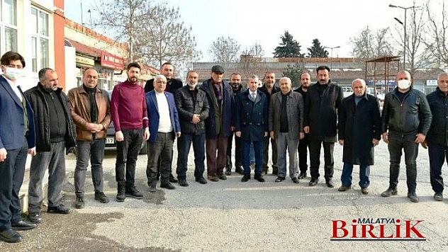 Başkan Çınar'dan Nakliyatçılar Derneği İle Mobilyacılar Esnaf Odasına Ziyaret