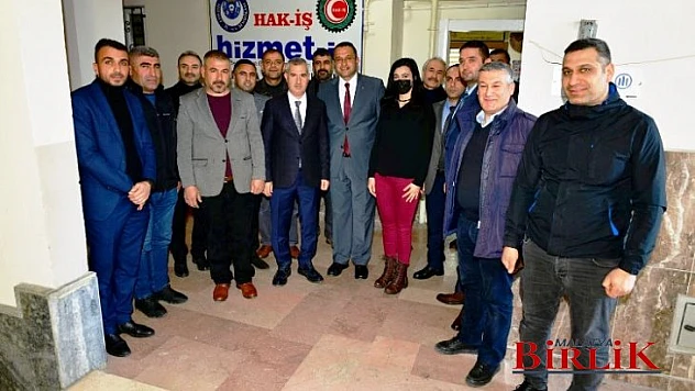 Başkan Çınar, Hizmet İş-Sendikası Şube Başkanı Geleri Ve Yönetimini Ziyaret Etti