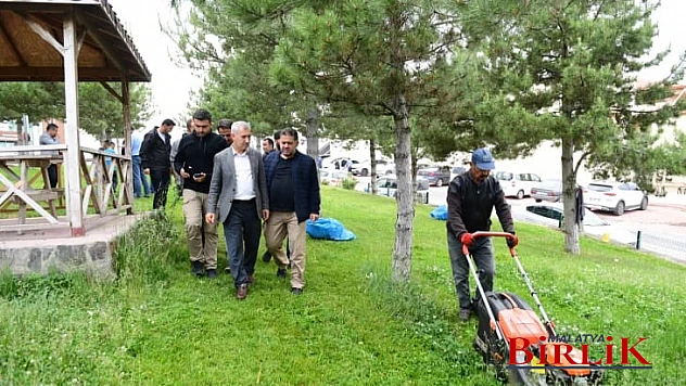 Başkan Çınar, Park Ve Yeşil Alanlardaki Düzenleme Çalışmalarını İnceledi