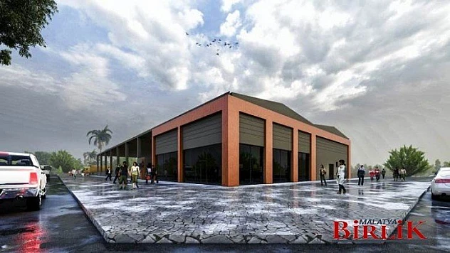 Başkan Çınar,'Yeşiltepe Semt Pazarı Ve Yeşil Gıda Market' İnşaat Alanını Gezdi