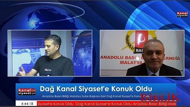 Başkan Dağ Kanal Siyaset Programına Konuk Oldu