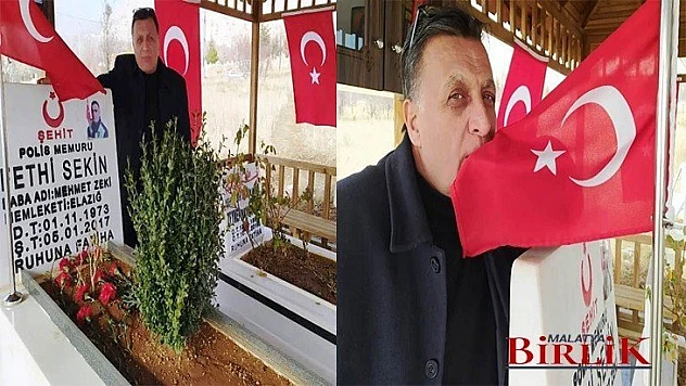 Başkan Dağ, Şehit Fethi SEKİN 'in Kabrini Ziyaret Etti