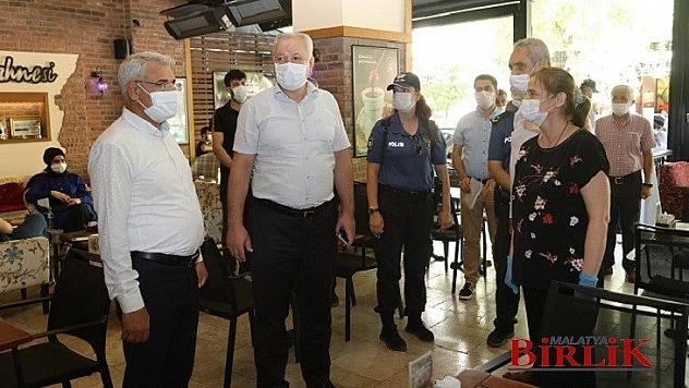 Başkan Güder'den Esnaflara Korona Virüs Denetimi