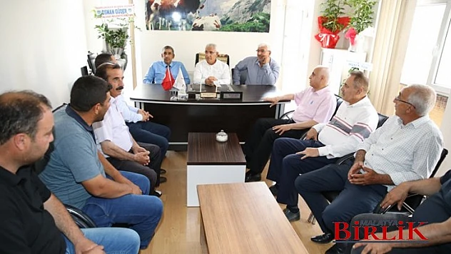 Başkan Güder'den Malatya İli Kırmızı Et Üreticileri Birliği'ne Hayırlı Olsun Ziyareti