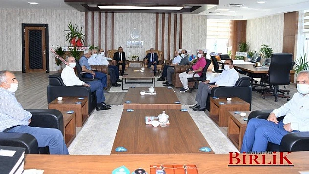 Başkan Güder'den, MASKİ Genel Müdürü Mert'e Ziyaret