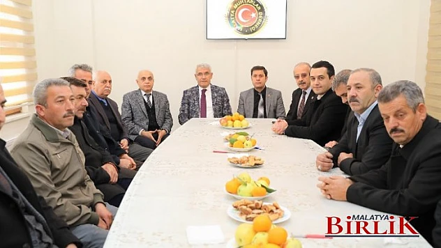 Başkan Güder'den Muhtarlar Derneğine İade-İ Ziyaret