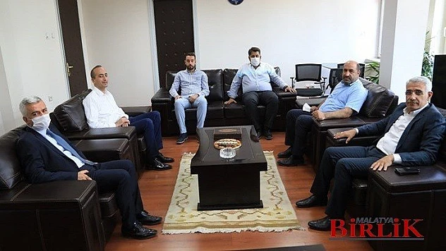 Başkan Güder'den SGK İL Müdürü  Kutlu'ya Hayırlı Olsun Ziyareti