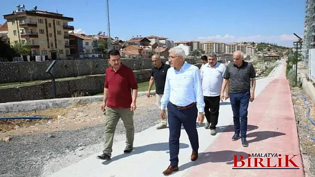 Başkan Güder' Derme Deresi Rekreasyon' alanı Malatya'nın Prestijli Projesi