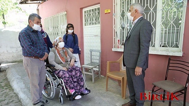 Başkan Güder Engelli Aileleri Sevindirdi