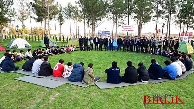 Başkan Güder, İzcilerin Kampına Katıldı