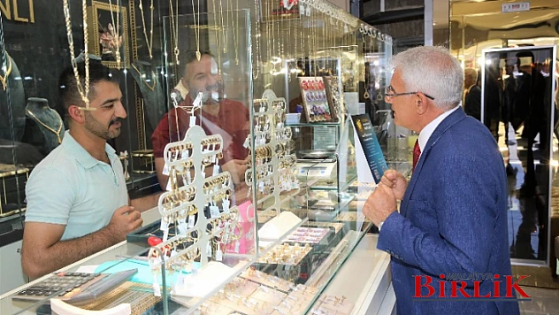 Başkan Güder, Mesaiye Esnaf Ziyaretiyle Başladı