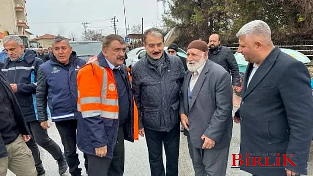 Başkan Gürkan'dan Akçadağ İlçesinde İnceleme