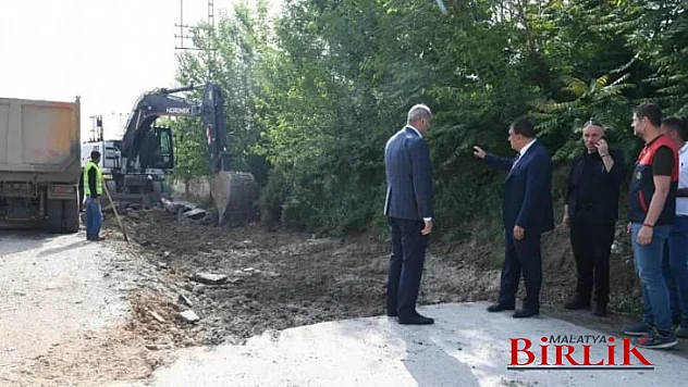 Başkan Gürkan'dan Orduzu Mahallesinde Yol Asfalt İncelemesi