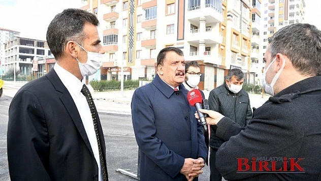 Başkan Gürkan Filistin Caddesi'nde Yapılan Çalışmaları İnceledi