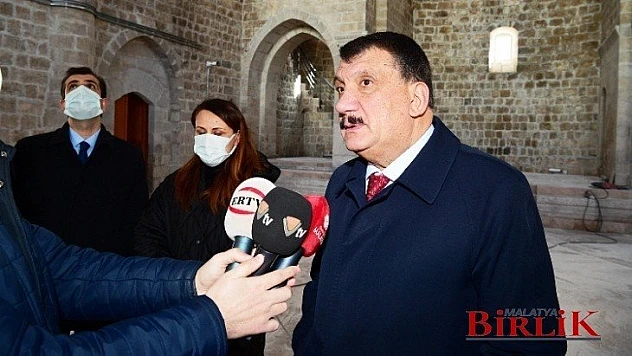 Başkan Gürkan, Taşhoron Kilisesi'nde İncelemelerde Bulundu