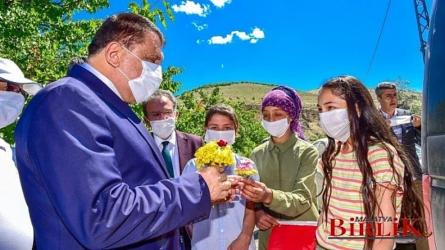 Başkan Gürkan'dan Akçadağ İlçesine Ziyareti