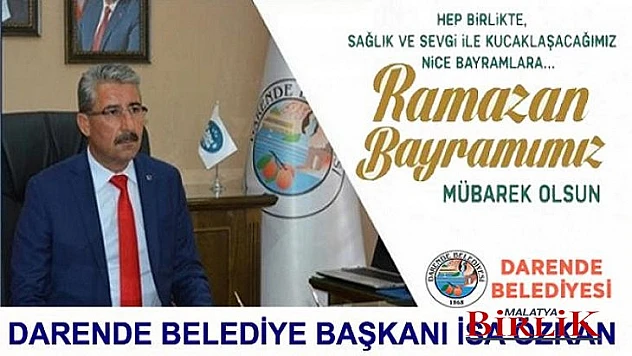 Başkan İsa Özkan'dan Ramazan Bayramı Mesajı