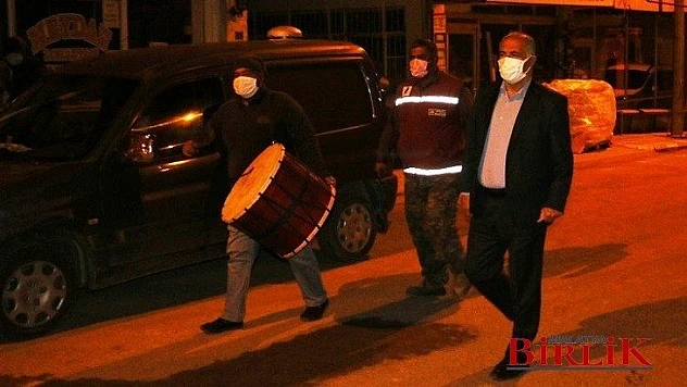 Başkan Karadağ'ın, Sahur Mesaisi