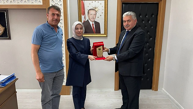 Başkan Karadoğan'dan Yeşilyurt Kaymakamı Kutsal Baytak'a Ziyaret