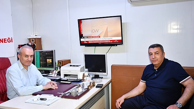 Başkan Özcan'dan Anadolu Basın Birliği Malatya Şubesine Ziyaret