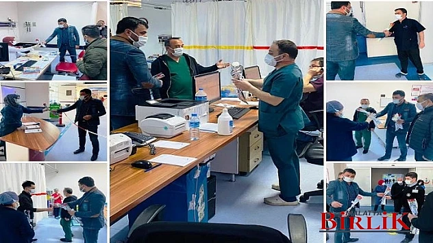 Başkan Samanlı'dan Sağlık Çalışanlara Ziyaret