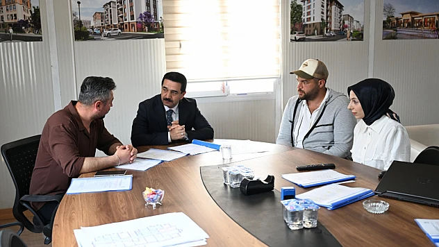 Başkan Taşkın: 'Hedef, Ak Oğuz Kışlası'ndaki Konutları Ekim Sonuna Yetiştirmek'