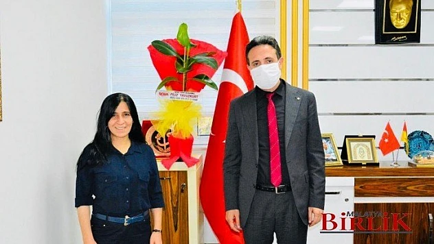 Başkan Yavuzkurt'dan, Milli Eğitim Müdürüne Hayırlı Olsun Ziyareti