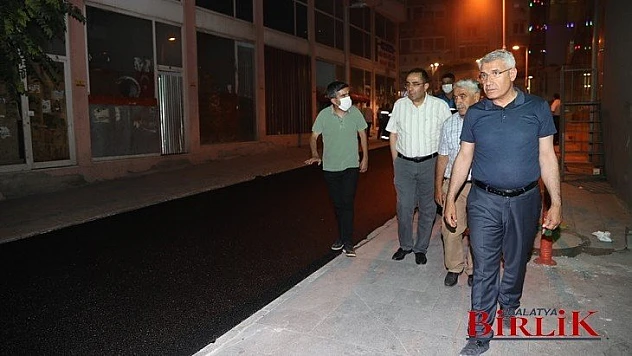 Battalgazi Belediyesi Asfalt Çalışması İle Tenzile Sokak Pırıl Pırıl