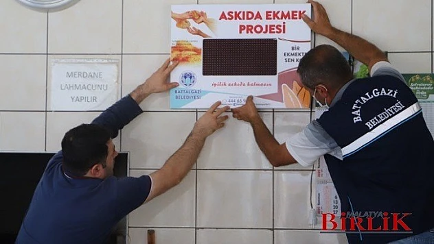 Battalgazi Belediyesi 'Askıda Ekmek' Projesini Yaygınlaştırıyor