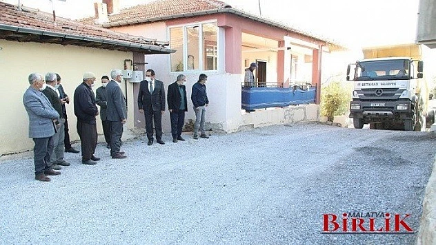 Battalgazi Belediyesi Ekiplerinin Asfalt Mesaisi Sürüyor