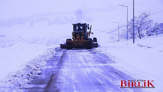 Battalgazi Belediyesi Karla Mücadele Çalışmalarına Hızlı Başladı