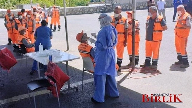 Battalgazi Belediyesi'nden 20 Birim Müdürlüğüne Covid-19 Testi