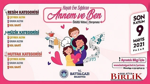 Battalgazi Belediyesi'nden Anneler Günü'ne Özel Videolu Yarışma