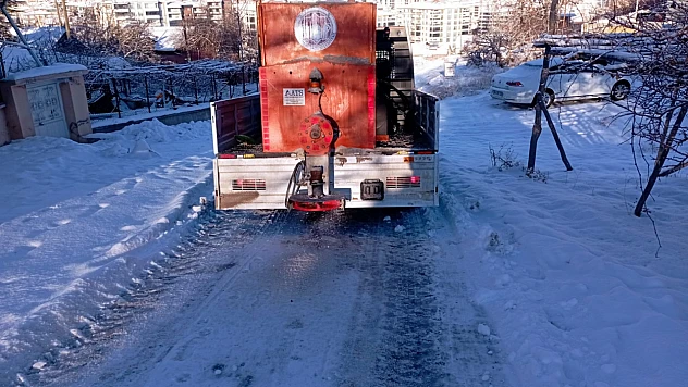 Battalgazi Belediyesi'nden Karla Mücadelede Yoğun Mesai