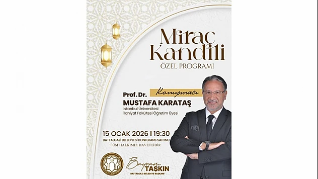 Battalgazi Belediyesi'nden Miraç Kandili'ne Anlamlı Program