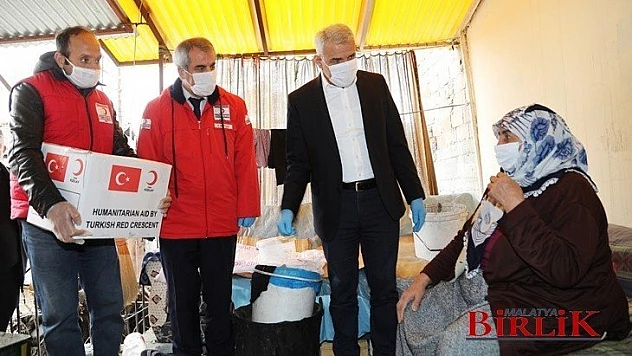 Battalgazi Belediyesi Ve Kızılay, İhtiyaç Sahiplerini Unutmadı