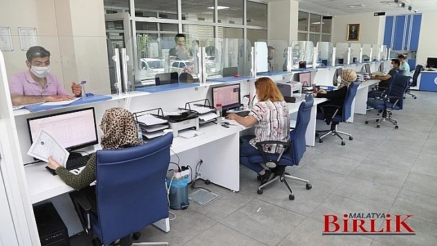 Battalgazi Belediyesi Veznelerinde Vergi Yoğunluğu