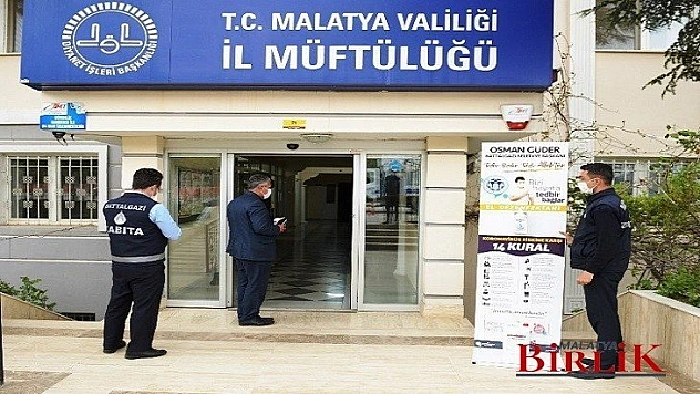 Battalgazi Belediyesi'nden Kamu Kuruluşlarına El Dezenfektanı Ünitesi