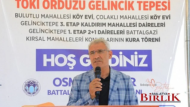 Battalgazi'deki Depremzedeler Köy Tipi Evlerine Kavuştu