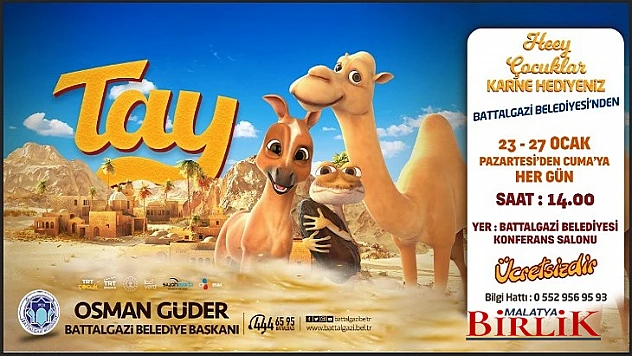 Battalgazi'deki Öğrenciler Sinema Etkinliğiyle Ödüllendirilecek