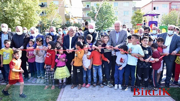 Battalgazi'deki 'Şehit Fethi Öncü' Parkı Törenle Hizmete Açıldı