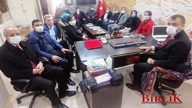 Battalgazi Mahalle Muhtarları Birlik Başkanı Akın'a Ziyaret