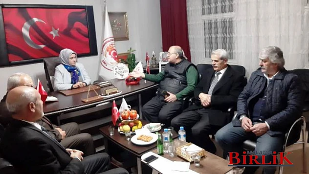 Battalgazi Muhtarlar Derneğinden Vatanseverler Derneğine Ziyaret
