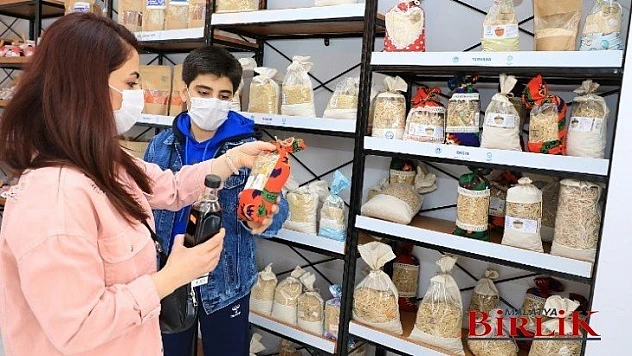 Battalgazi'nin Kalbi Kadın Kooperatifi Kafe Market Büyük İlgi Görüyor