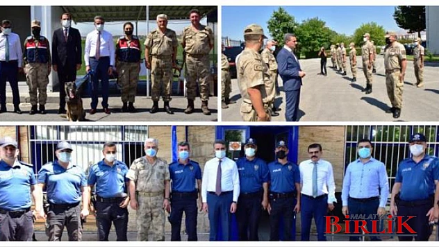 Bayramda Kolluk Kuvvetleri ve Sağlık Çalışanları Ziyaret Edildi