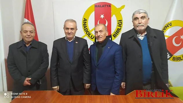 BBP Akçadağ İlçe Başkanı Koyun'dan Anadolu Basın Birliği'ne Ziyaret