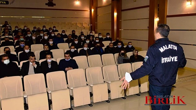 BELSOS Personellerine Yangın Eğitimi Verildi